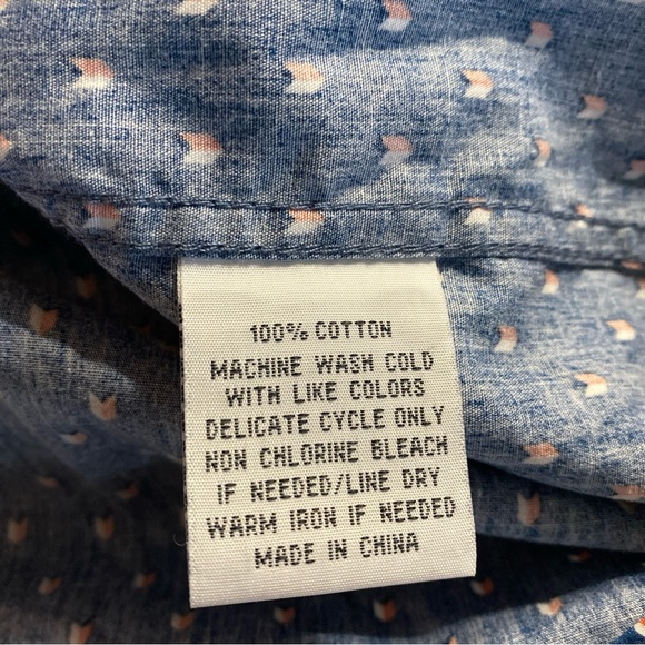 Molokai Surf Mens L LARGE Button Down Shirt Hawaiian Beach GEOMETRIC Party Fun - Picture 6 of 8